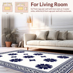 Classic Floral Border Design Rug