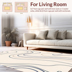 Abstract Swirl Pattern Rug
