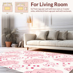 Pink Cotton Candy Dreams Pattern Rug