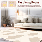 Neutral Cloud Pattern Design Rug