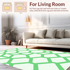 Modern Geometric Tessellation Pattern Rug