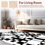 Abstract Geometric Distortion Pattern Rug