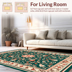 Ornate Floral Vine Pattern Rug