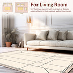 Abstract Geometric Line Art Rug