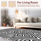 Monochromatic Angular Maze Pattern Rug