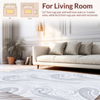 Abstract Swirl Pattern Rug