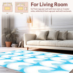 Abstract Sunburst Pattern Rug