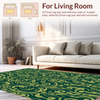 Vintage Floral Swirl Pattern Rug