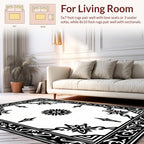 Floral Diamond Intricate Pattern Rug