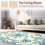Classic Floral Art Deco Rug