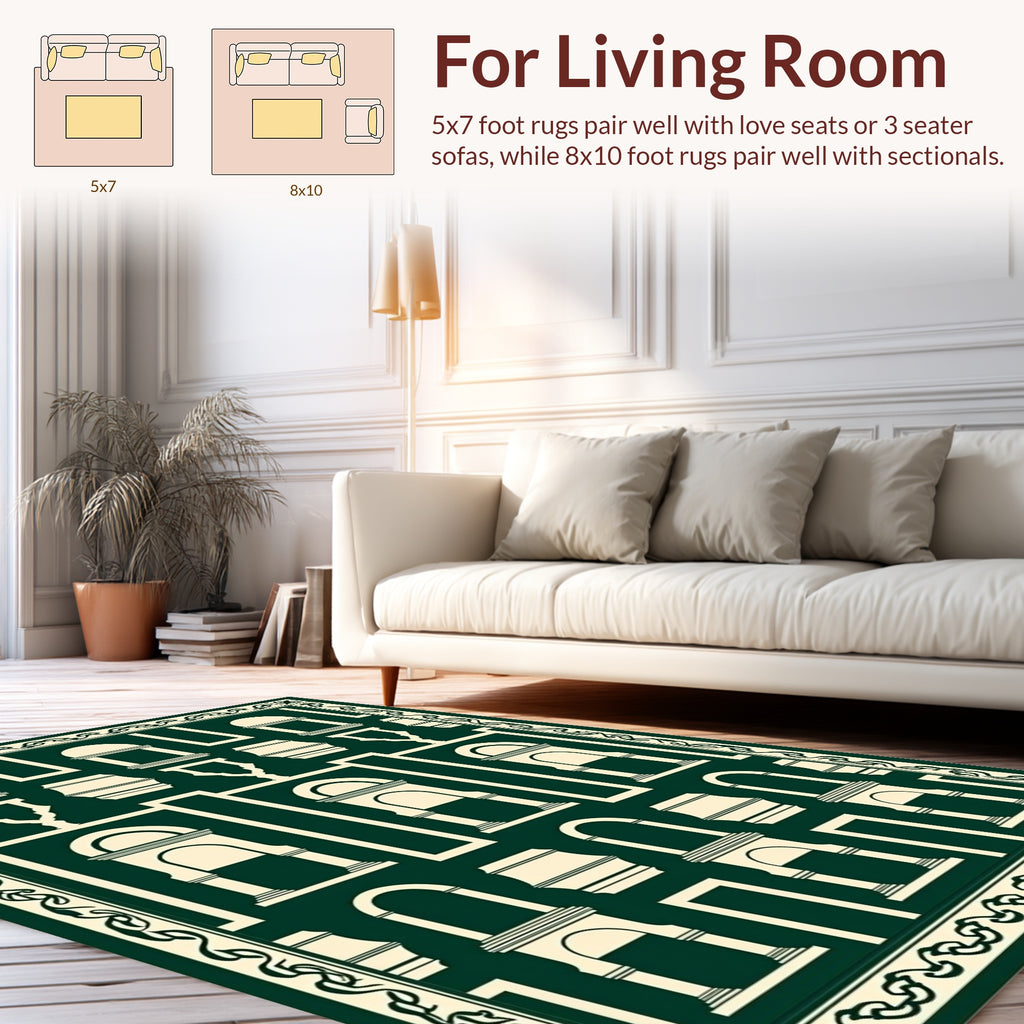 Darik Arches Pattern Rug