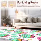 Happy Cupcakes With Star Sprinkles Rug