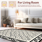 Geometric Maze Pattern Rug