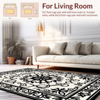 Classic Swirl Mandala Ornate Decoration Rug