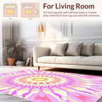 Floral Mandala Bright Radiance Rug