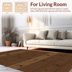 Wood Grain Textured Plank Rug