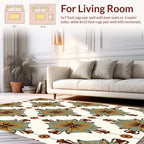 Vintage Floral Medallion Pattern Rug