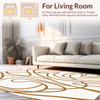 Modern Flowing Line Abstract Pattern Rug