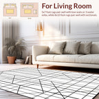 Bold Linear Geometric Pattern Rug