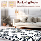 Classic Floral Swirl Ornament Design Rug