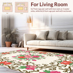 Floral Vine Decorative Design Rug