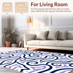 Bold Swirls Graphic Pattern Rug