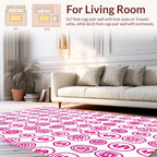 Whimsical Dollar Sign Pattern Rug