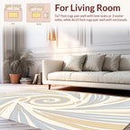Swirling Abstract Pastel Waves Design Rug
