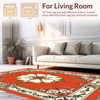 Elegant Ornate Floral Medallion Rug