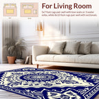 Classic Floral Mandala Design Rug