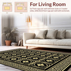 Classic Floral Geometric Pattern Rug