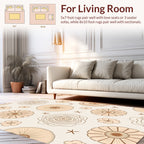 Floral Outline Pattern Rug