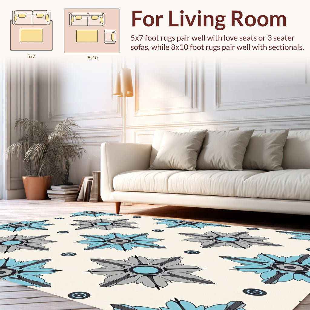 Geometric Nova Style Pattern Design Rug