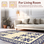 Classic Floral Motif Rug Design Rug