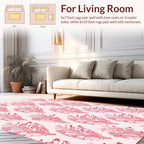 Ornate Floral Repeating Pattern Design Rug