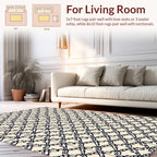 Intricate Lattice Patterned Rug