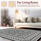 Bold Geometric Abstract Pattern Design Rug