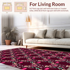 Bold Geometric Animal Pattern Design Rug