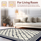 Classic Diamond Lattice Pattern Rug