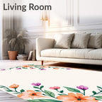 Whimsical Floral Accents Rug