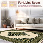 Intricate Floral Geometric Patterned Rug