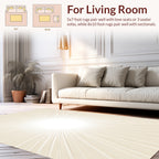 Radiant Sunburst Line Design Rug