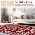 Ornate Central Medallion Pattern Rug
