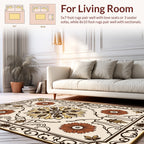 Central Floral Medallion with Border Rug