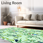 Birds and Branches Gentle Pattern Rug
