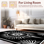 Celestial Sunburst Radiant Design Rug