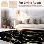 Abstract Bold Lines Pattern Rug
