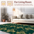 Art Nouveau Fan Pattern Rug