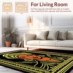 Bold Geometric Portrait Rug