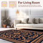 Ornate Floral Mandala Pattern Rug